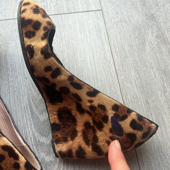 Gucci cheetah-print wedges - size 39 or US 9 - Picture 4 of 7